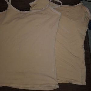 Bundle of 2 nude color Pact camisoles